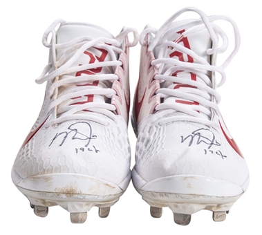 2019 Mike Trout Game Used & Signed Nike Cleats (Anderson Authentics)
